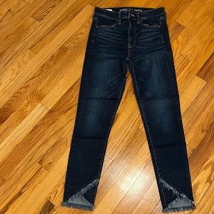 American Eagle Jeans size 6 Super high rise jegging crop